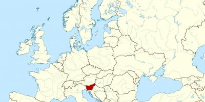 Slovenian sijainti maailman kartalla
